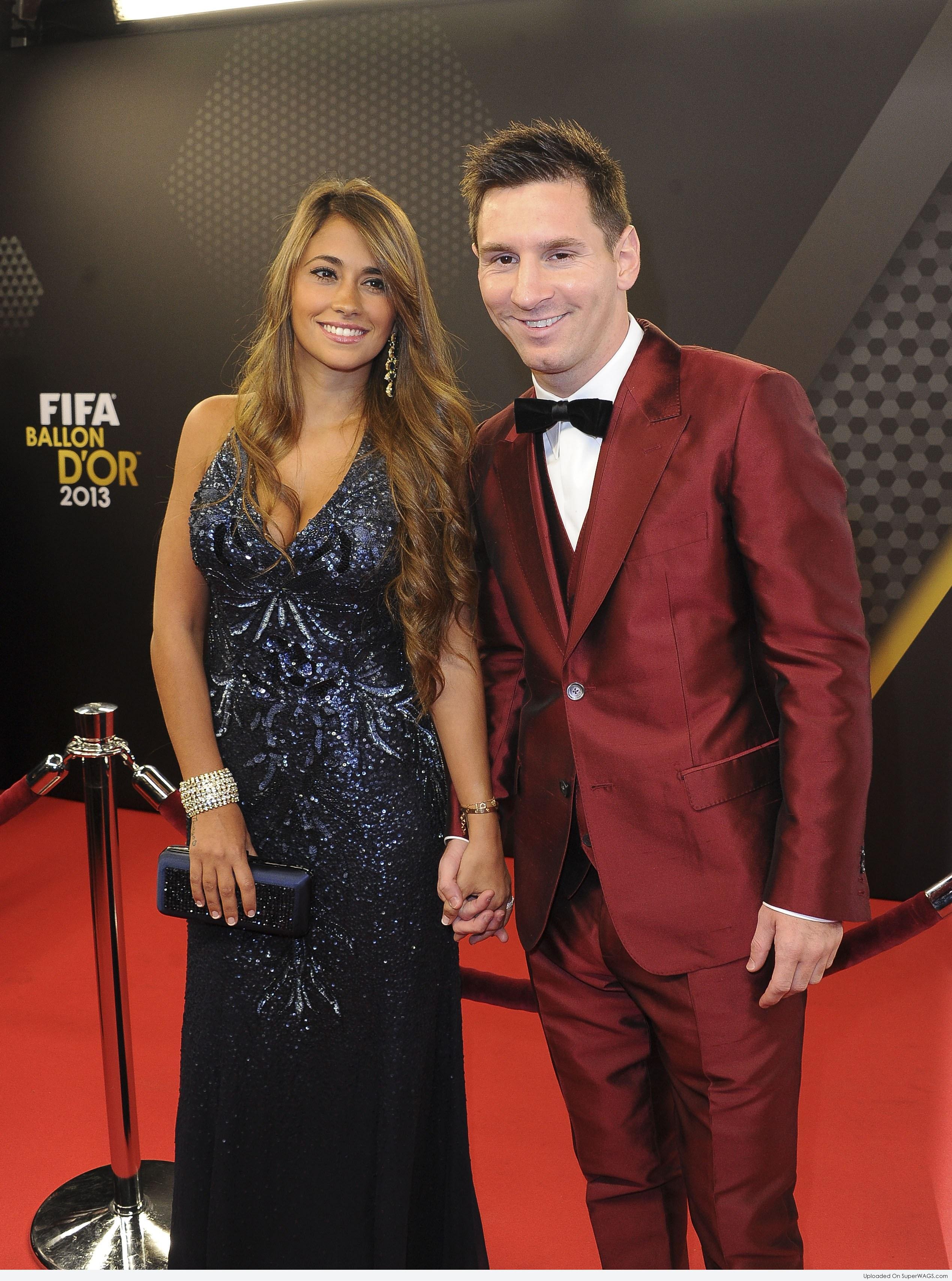 Lionel Messi And Antonella Roccuzzo At Party Super WAGS Hottest 