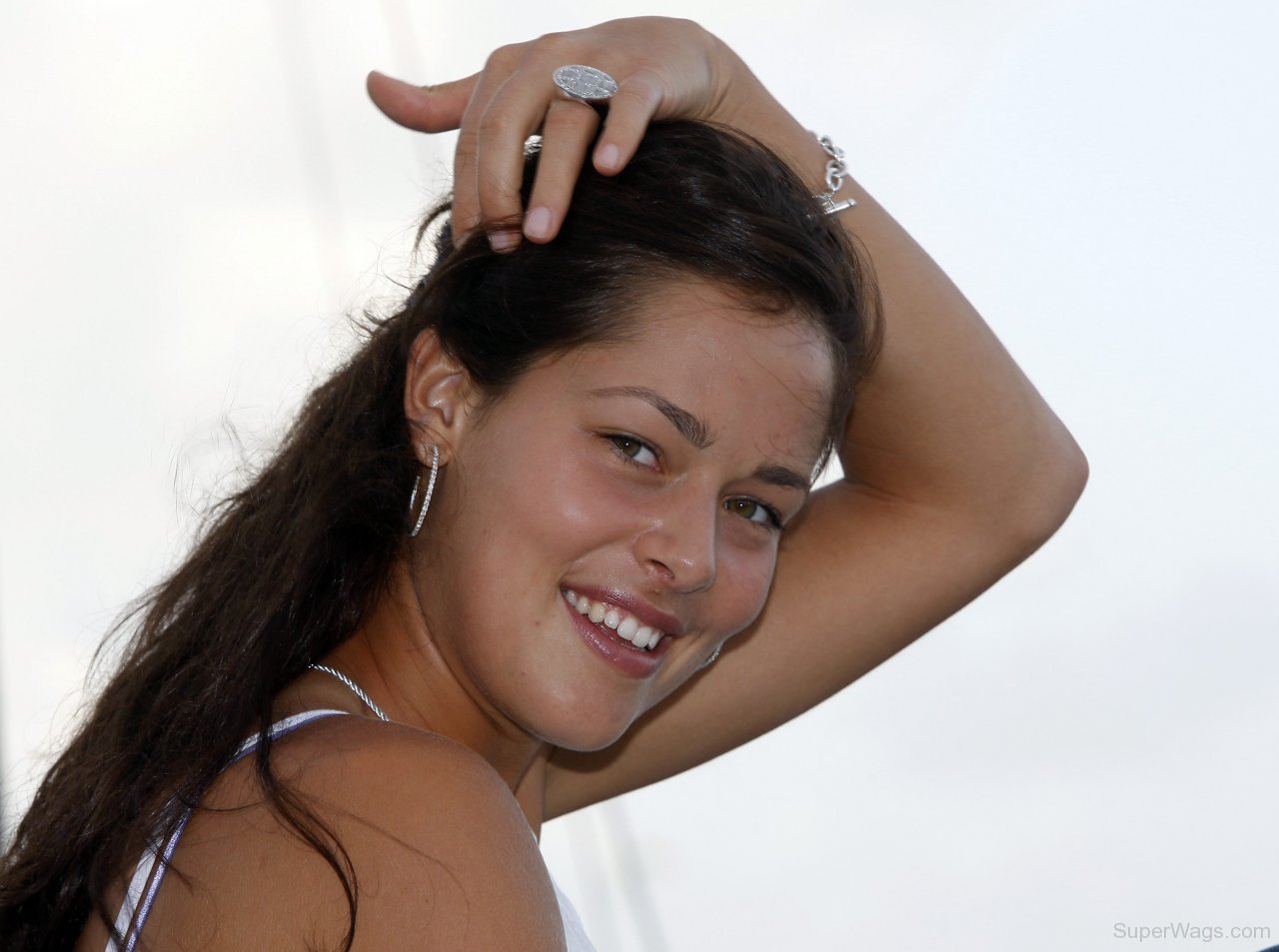 Ana Ivanovic Sweet Smile | Super WAGS - Hottest Wives and Girlfriends