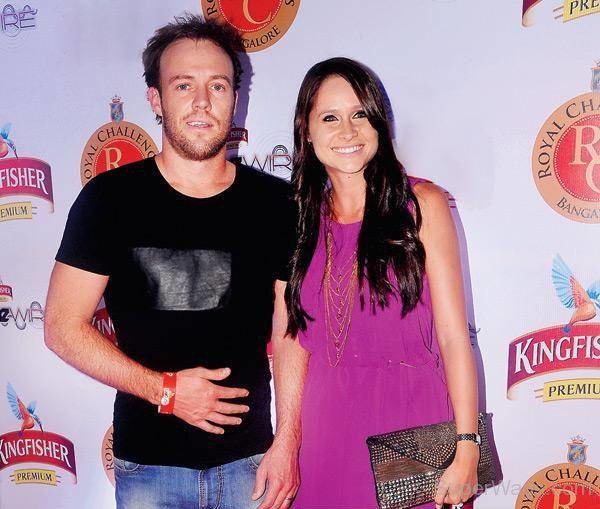 Ab De Villiers With Sweet Wife