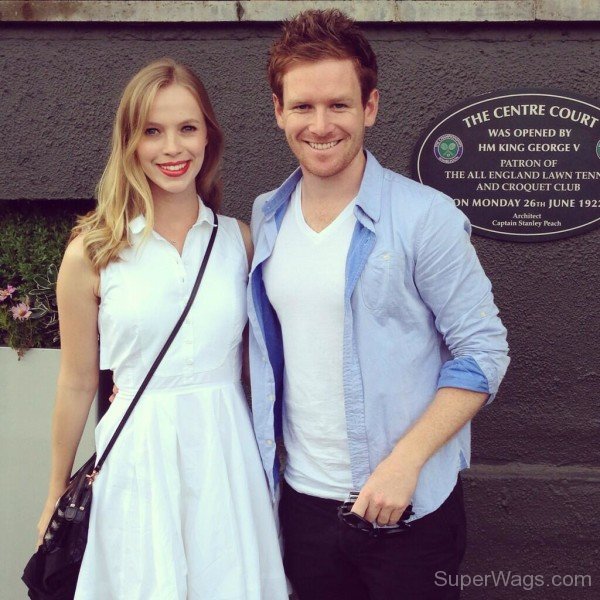 Eoin Morgan With His Lovely Girlfriend