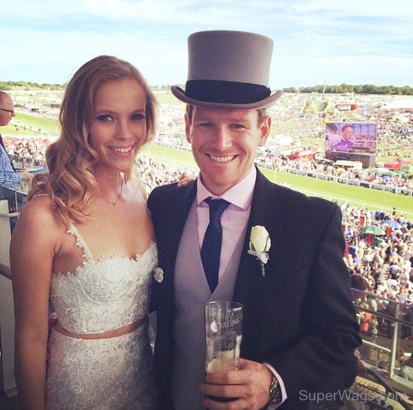 Eoin Morgan With Ridgway Girlfriend