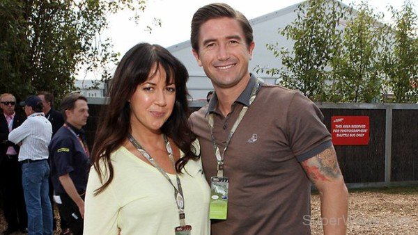 Harry Kewell With His Wife