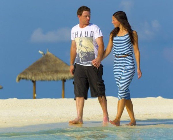 Ian Bell With His Girlfriend
