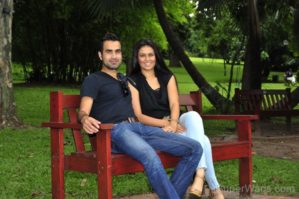Imran Tahir With His Wife Sumayya