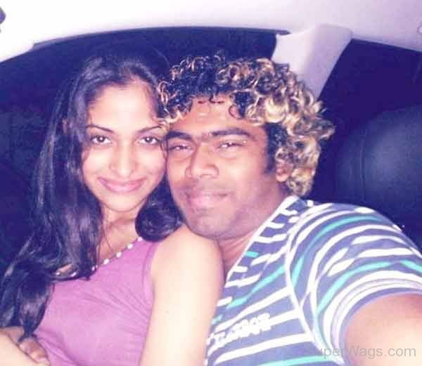 Lasith Malinga And His Wife