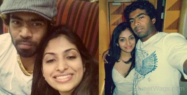 Lasith Malinga With Wife