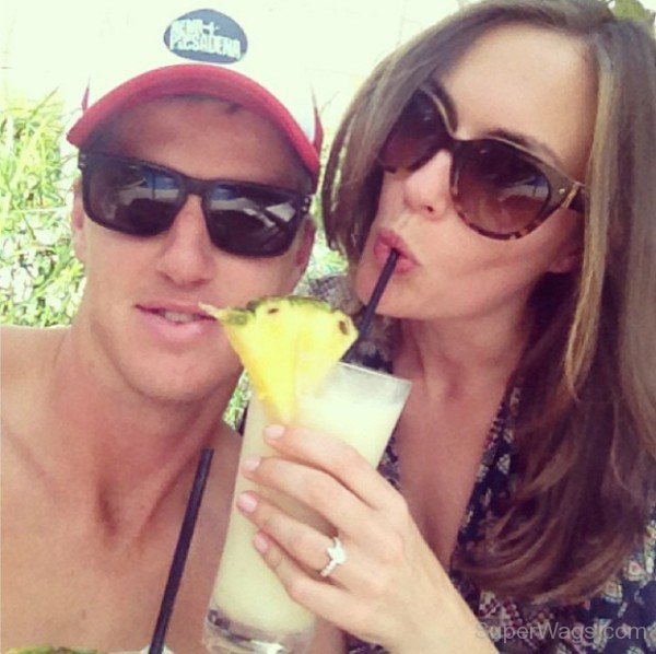 Morne Morkel With His Wife