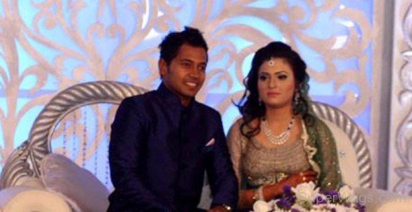 Mushfiqur Rahim With Lovely Wife