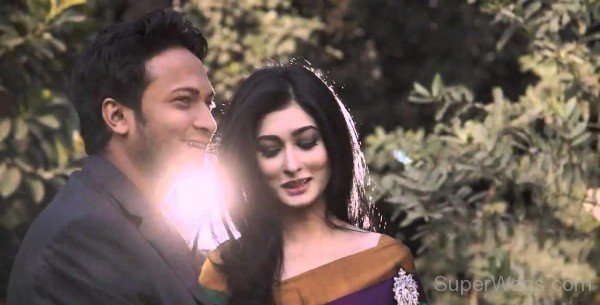 Shakib Al Hasan With His Lovely Wife