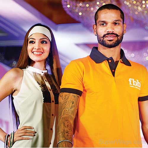 Shikhar Dhawan With Wife Ayesha