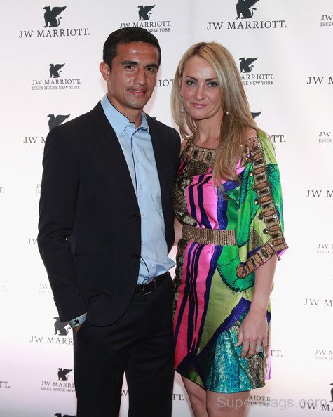 Tim Cahill And His Wife