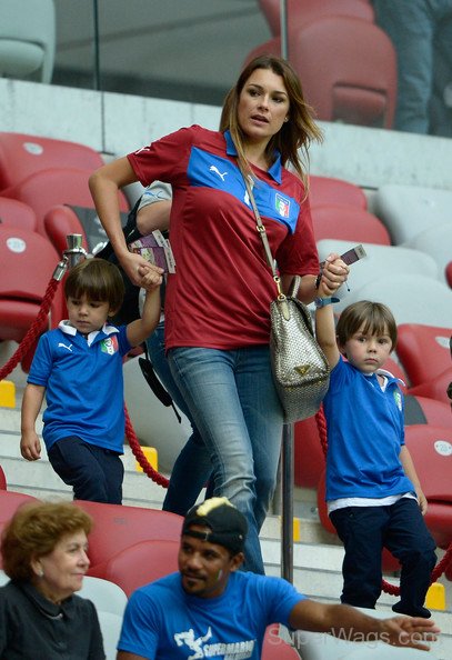 Alena Seredova With His Sons