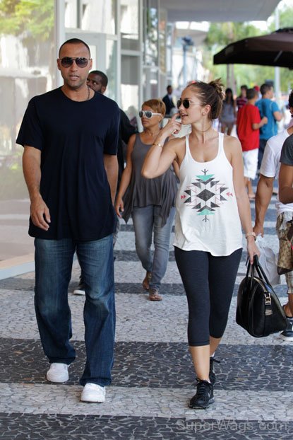 Derek Jeter and Minka Kelly in Miami