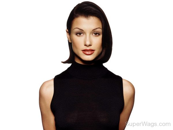 Bridget Moynahan In Black Dress