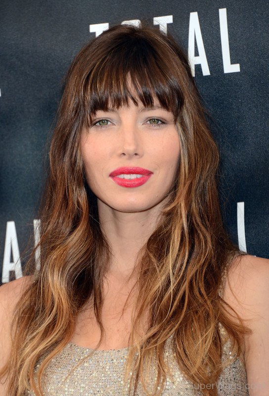 Jessica Biel Red Lips