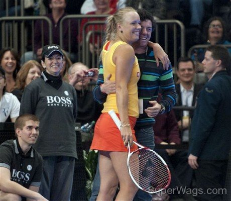 Tennis Player Caroline Wozniacki With Rory McIlroy