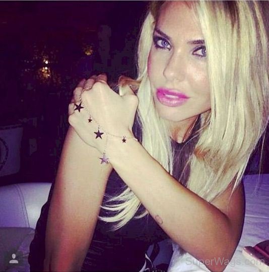 Ilary Blasi Golden Hair