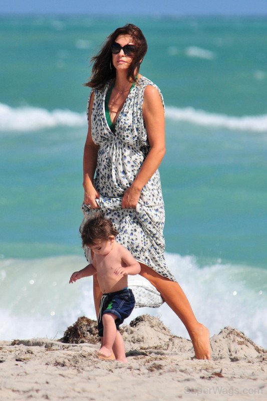 Ingrid Vandebosch At Beach
