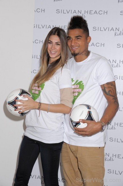 Melissa Satta With Kevin Prince Boateng