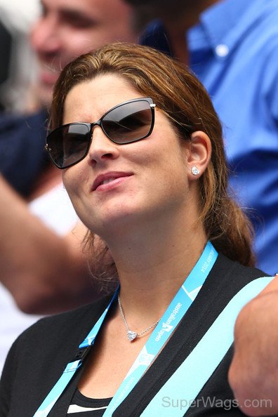 Mirka Federer Smiling