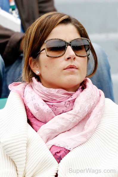 Mirka Federer Wearing Google