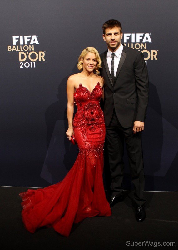 Shakira With Her Husband 