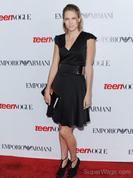 Cody Horn Wearing Black Outfit