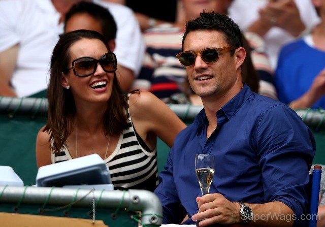 Dan Carter and his wife Honor Carter attending the Cerruti 1881