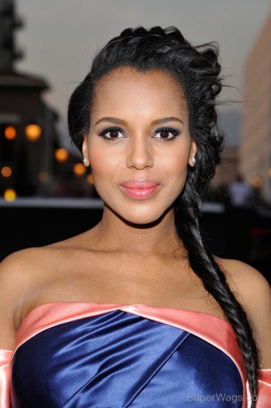 Kerry Washington Baided Hairstyle-Sd125