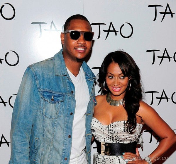 Carmelo Anthony With La La Anthony