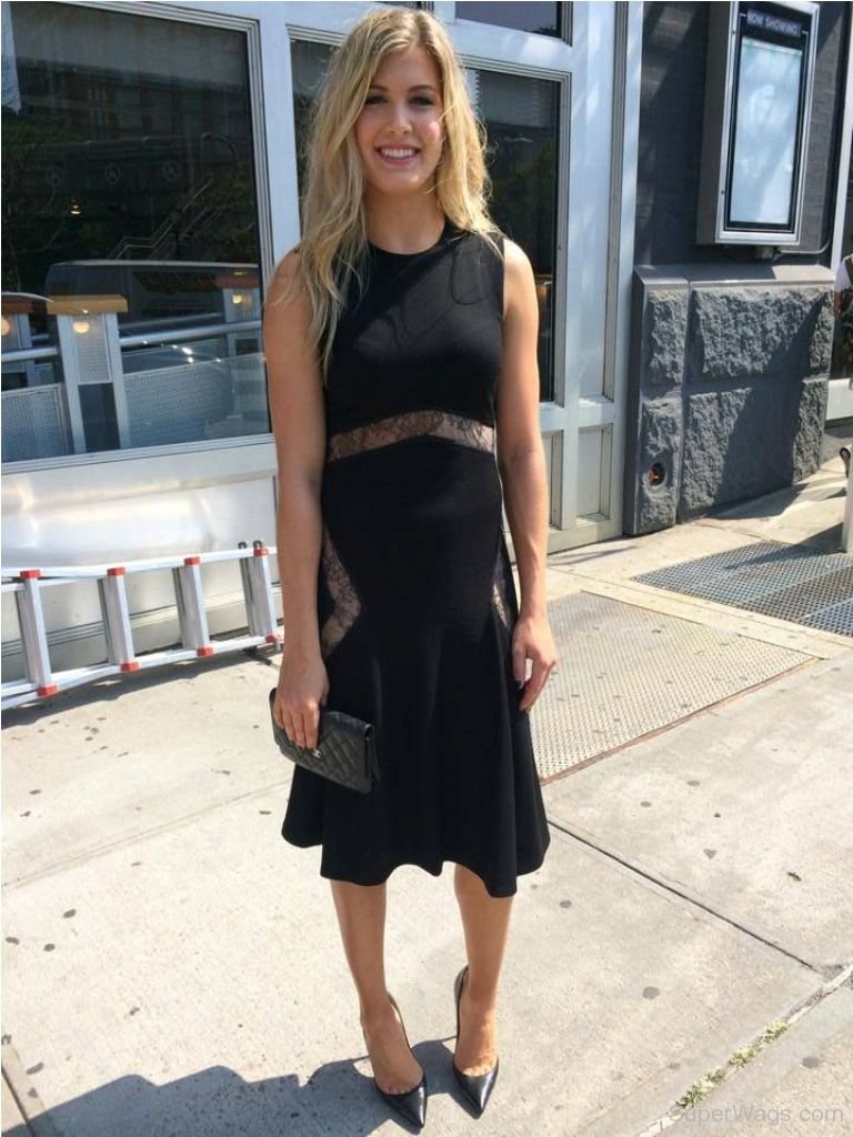 Eugenie Bouchard In Black Attire | Super WAGS - Hottest Wives and ...