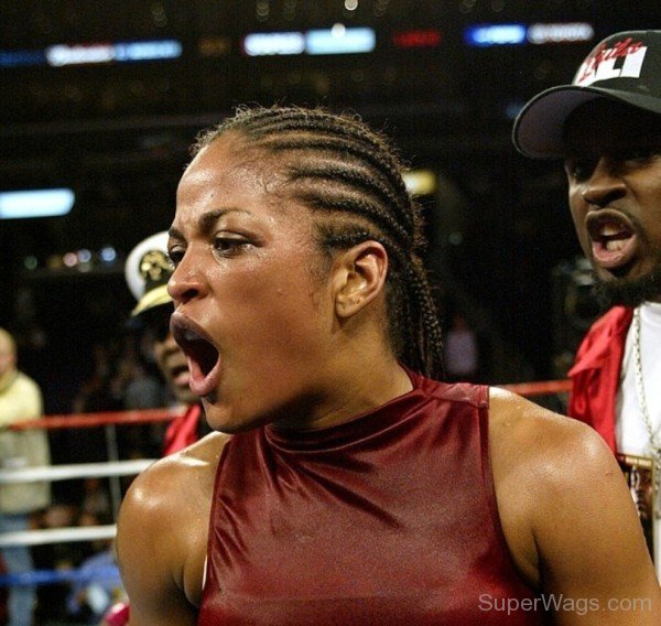 Laila Ali Shouting