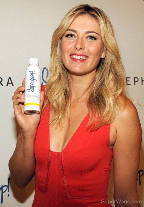 Maria Sharapova Smiling Face 