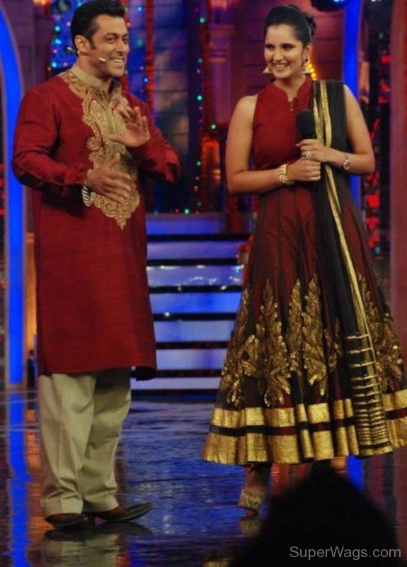 Sania Mirza With Salman Khan-SW148