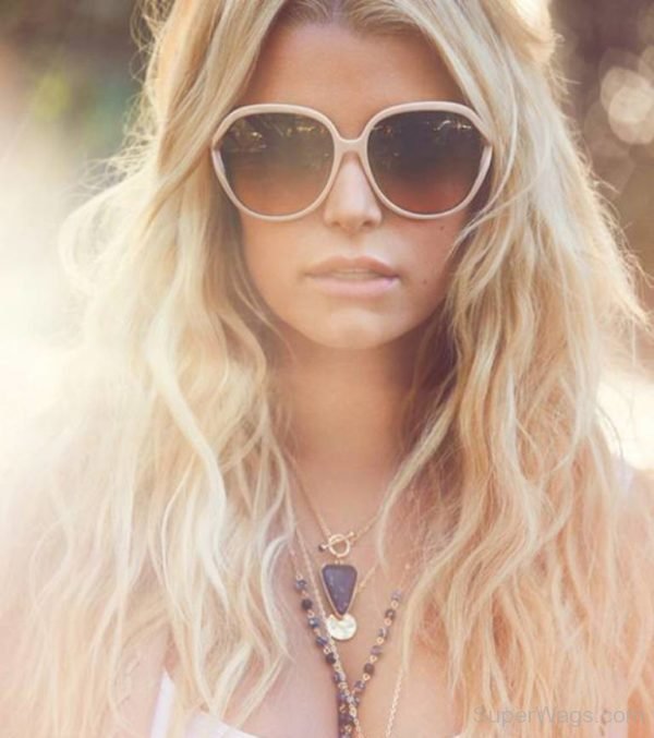 Jessica Simpson Wearing Goggles-SW1127