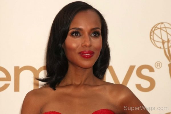 Kerry Washington Red Lips-SW1083