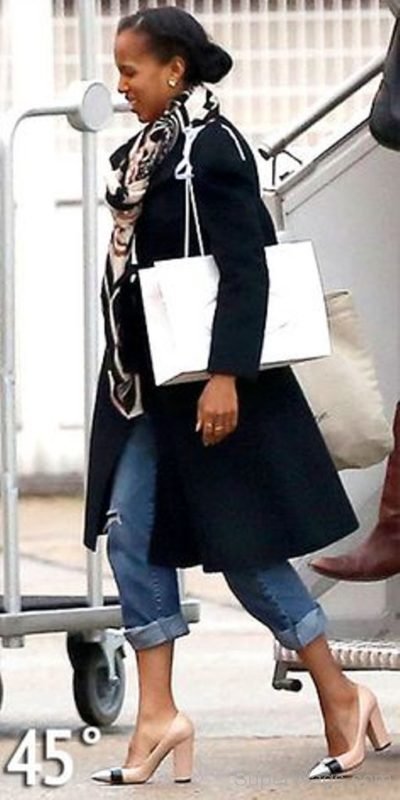 Kerry Washington Side Bun Hairstyle-SW1084