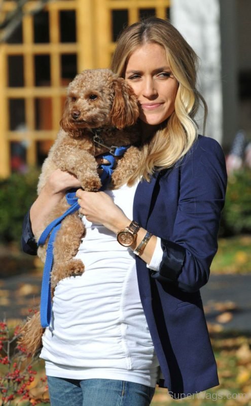 Kristin Cavallari Holding Dog-SW1048