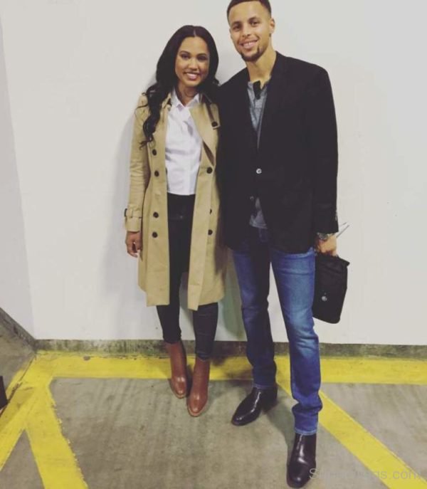 Ayesha Curry With Stephen Curry-SW135