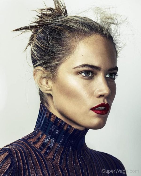 Cody Horn Red Lips