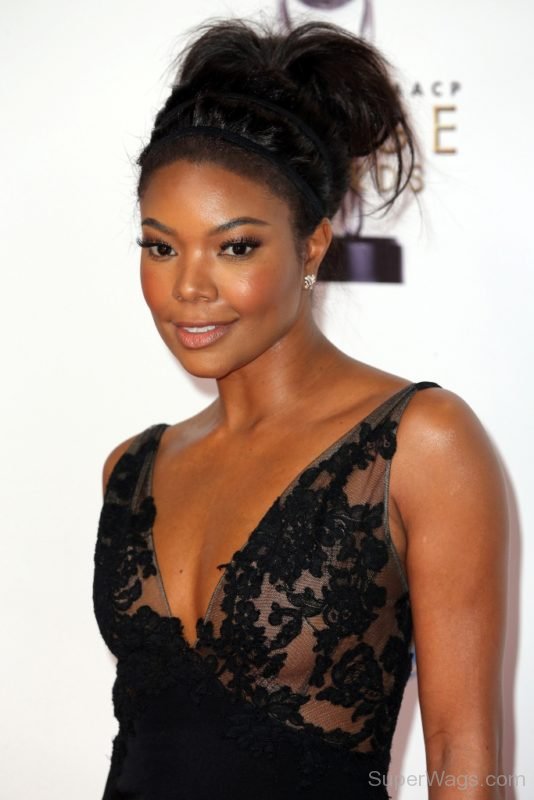 Gabrielle Union Updo Hairstyle-SW116