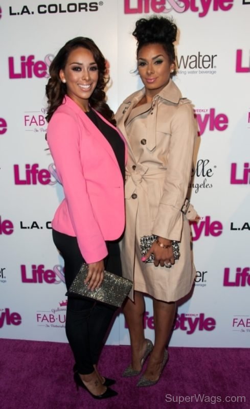 Gloria Govan Wearing Pink Coat-SW176