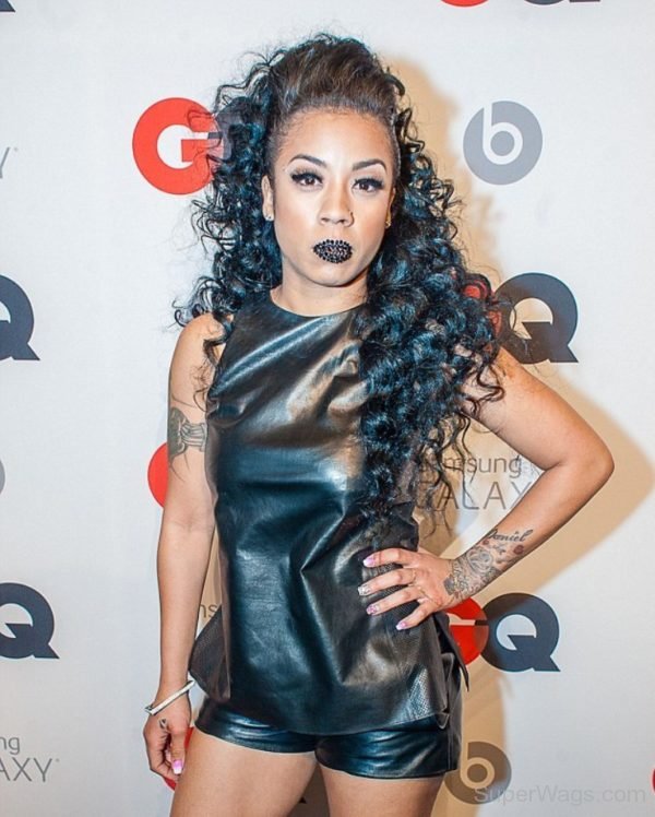 Keyshia Cole In Black Outfit-SW1041