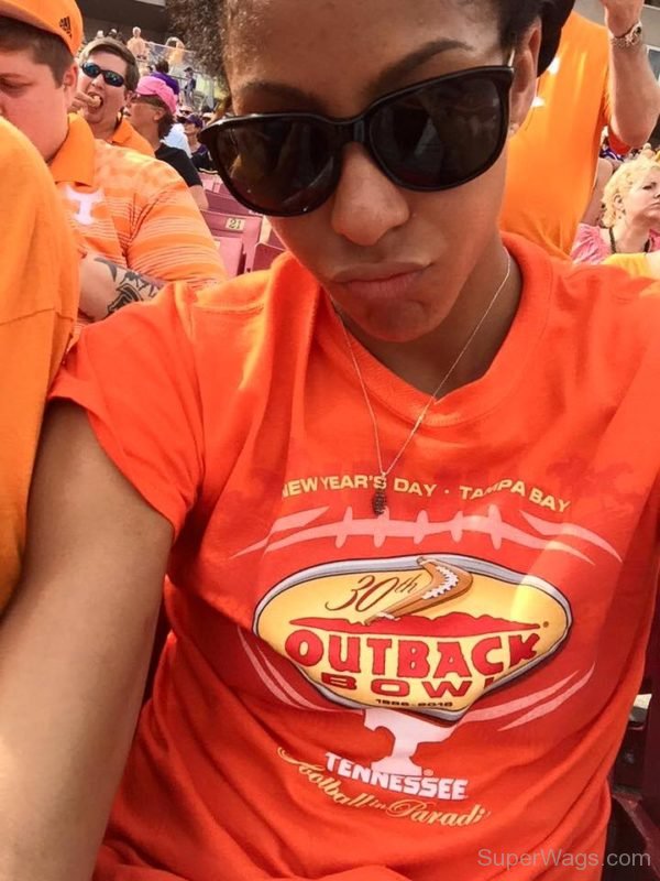 Candace Parker Wearing Black Goggles-SW129