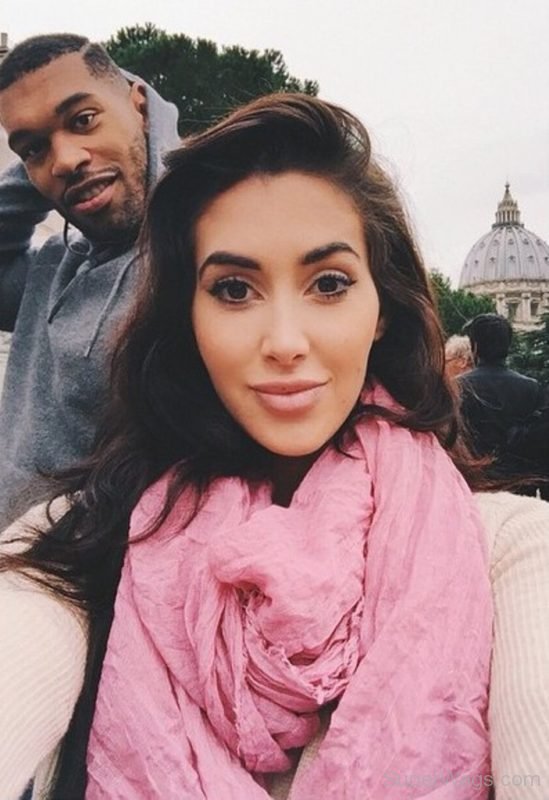 Claudia Sampedro With Julius Peppers