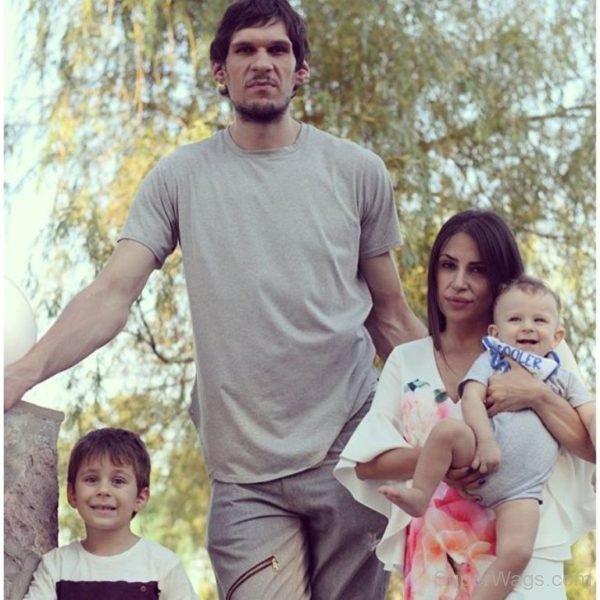 Boban Marjanovic's wife Milica Krstic